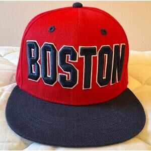 Bay State Apparel Vintage Adjustable BOSTON Baseball Hat Snapback